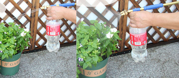 Garden Watering Tool Brass Twi-nozzle Watering Hand Sprayer